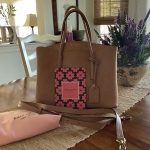 Kate Spade Margaux Large Satchel - Fawn